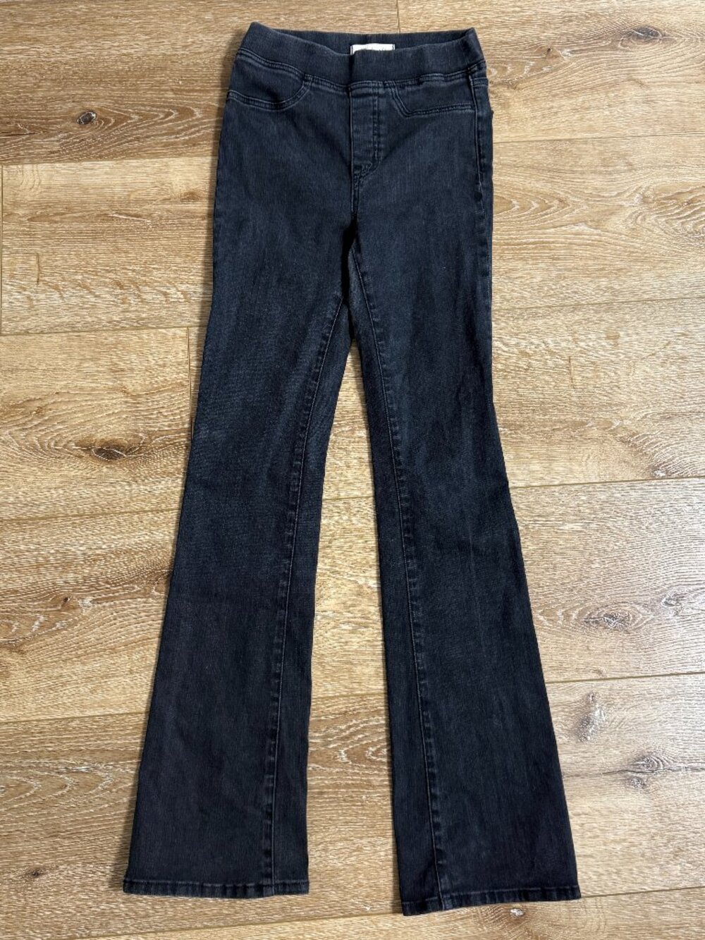 Madewell Women’s Skinny Flares Black Pants Size W 24 - Denim Stretch